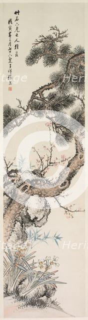 Three Purities, 1800s. Creator: Zhang Xiong (Chinese, 1803-1886).