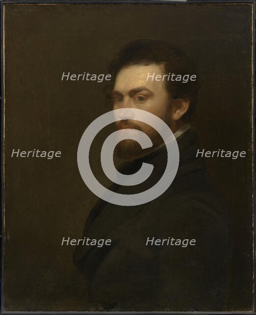 George Fuller Self-Portrait, before 1860. Creator: George Fuller.