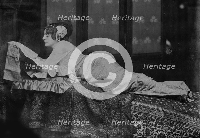 The actress Lydia Yavorskaya (1871-1921), 1913.