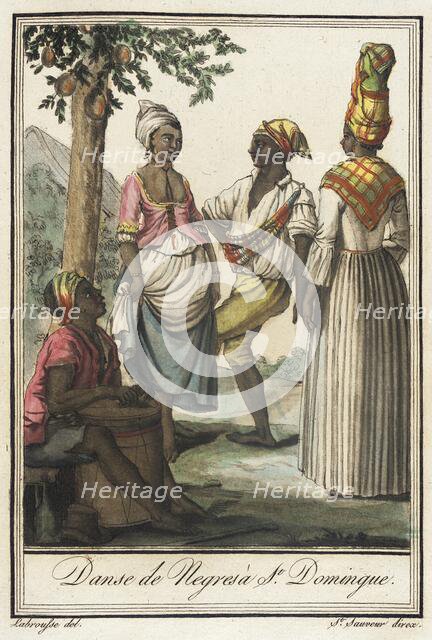 Costumes de Différents Pays, 'Danse de Negres à St. Domingue', c1797. Creator: Jacques Grasset de Saint-Sauveur.