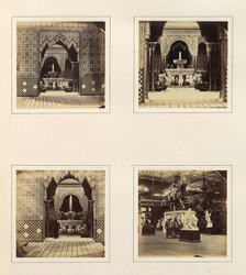 [Alhambra and Court of Lions; View in South Transept], ca. 1859. Creator: Attributed to Philip Henry Delamotte.