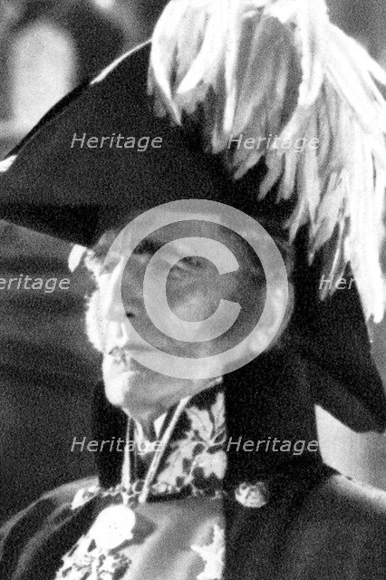 Sir Aubrey Smith, English actor and cricketer, 1934-1935. Artist: Unknown