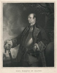 'John, Marquis of Granby', c1758-1760, (1810). Creator: William Bond.