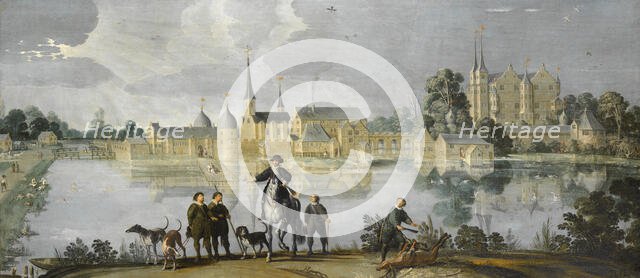 Frederiksborg Castle in Denmark, c.1590-1610. Creator: Hans Knieper.