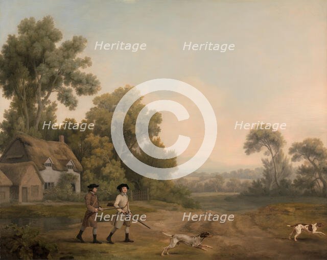 Two Gentlemen Going a Shooting;Two Gentlemen out Shooting, 1768. Creator: George Stubbs.