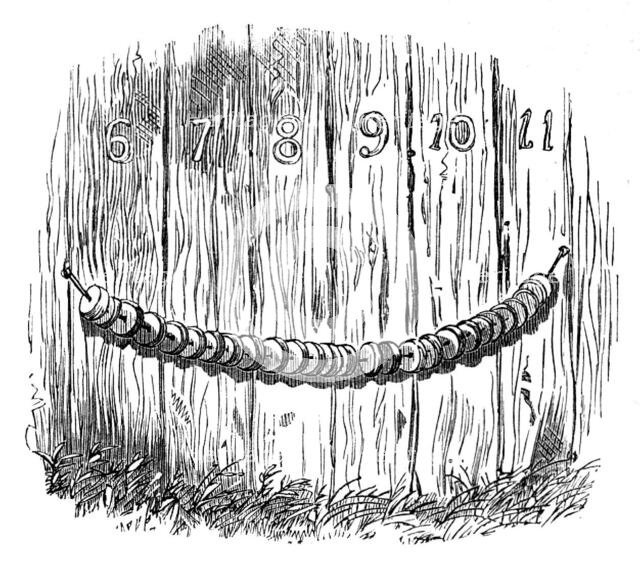 Siege Operations at Chatham: festoon of gun-cotton on the stockade, 1871. Creator: Unknown.