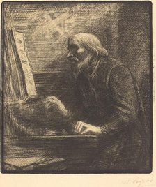 Choirmaster (Le maitre de chapelle). Creator: Alphonse Legros.