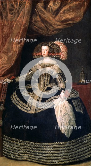 Mariana of Austria (1634-1696), Queen of Spain, wife of Felipe IV.