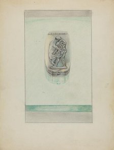 Silver Snuff Box, 1935/1942. Creator: Horace Reina.