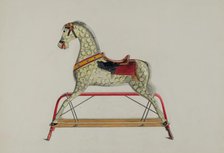 Child's Hobby Horse, c. 1937. Creator: Theodore Pfitzer.