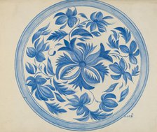 Plate, c. 1936. Creator: Margaret Stottlemeyer.