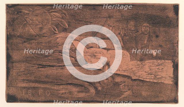 Te Po, 1893-94. Creator: Paul Gauguin.