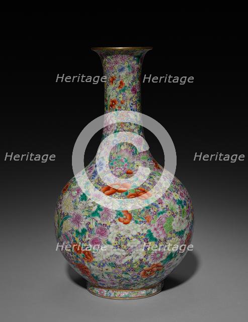 Bottle-shaped Vase, 1796-1820. Creator: Unknown.