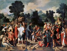 'The Healing of Blind Man of Jericho', (Central panel), 1531.  Artist: Lucas van Leyden
