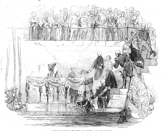 Embarkation of Her Majesty, at Woolwich, 1844. Creator: Ebenezer Landells.