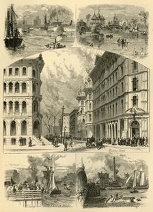 'Scenes in Chicago', 1874.  Creator: John J. Harley.