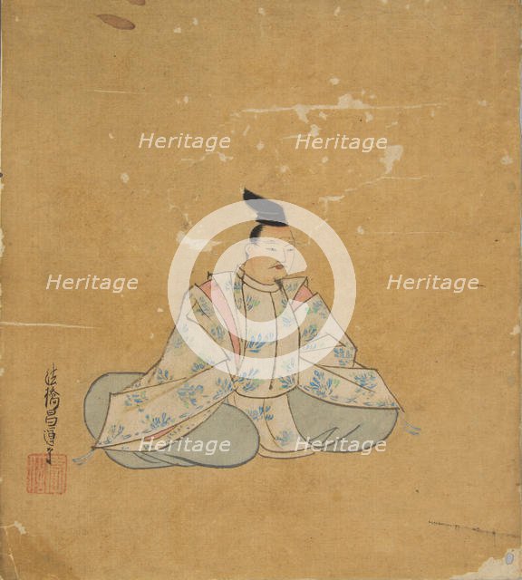 Immortal Poet, 17th century. Creator: Kano Shoun.