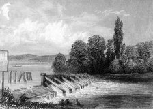 The River Thames at Teddington, London, 19th century. Artist: Unknown
