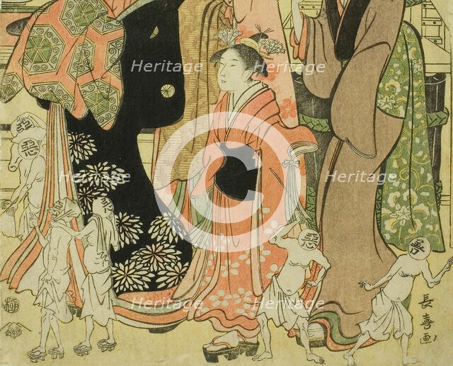 Good and Evil Influences (Zendama akudama), c. 1795. Creator: Eishosai Choki.