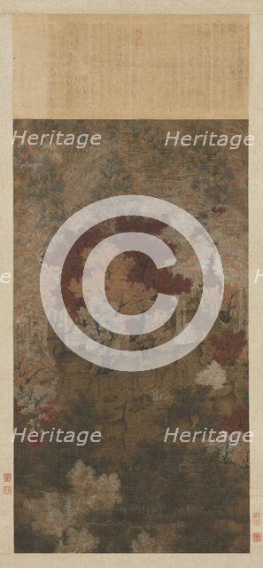 Herd of Deer in a Maple Grove, c950. Creator: Chinese Master.