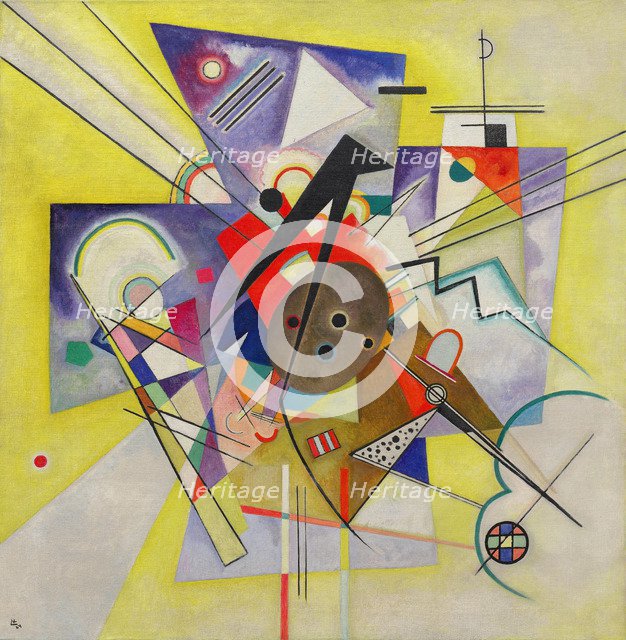 Yellow Accompaniment (Gelbe Begleitung), 1924.