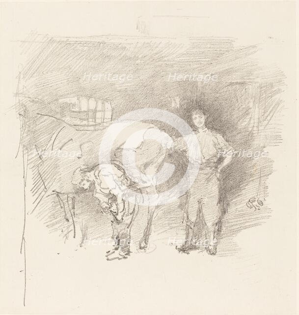 The Farriers, 1888. Creator: James Abbott McNeill Whistler.