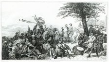 Battle of Fontenoy (Belgium) as part of the War of Austrian Succession; French victory against th…