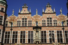 Façade detail, Great Arsenal, Gdansk, Poland, 17th centry (2015). Creator: Unknown.
