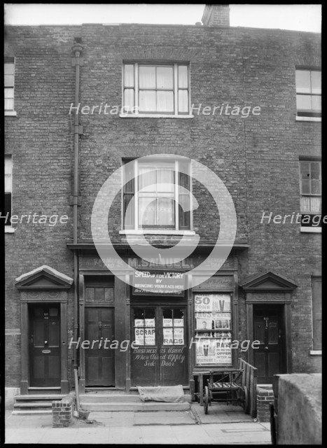 214 Cable Street, Tower Hamlets, London, 1944. Creator: Ernest James Mason.