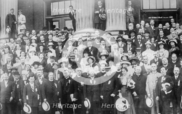 Delegates to Catholic conference, Milwaukee, 1913. Creator: Bain News Service.