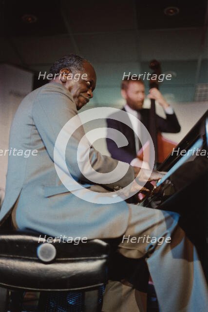 Hank Jones, Jazz Inn Party, Nordwijk, Netherlands, 1989. Creator: Brian Foskett.