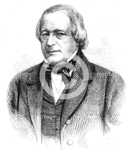 Mr. Slidell - one of the Confederate Commissioners to England and France seized on board..., 1861. Creator: Unknown.