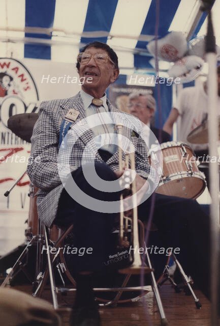 Doc Cheatham, Edinburgh Jazz Festival, 1986. Creator: Brian Foskett.