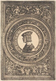 Emperor Charles V, c. 1519. Creator: Daniel Hopfer.