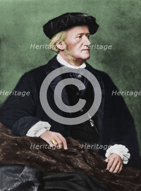 'Richard Wagner', 1870, (1939). Artist: Franz Seraph Hanfstaengl.