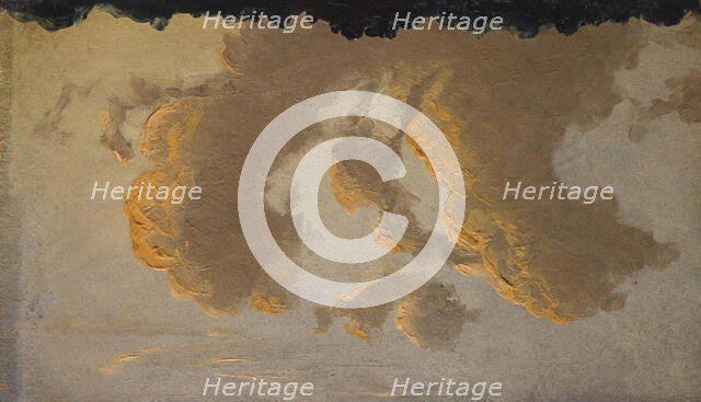 Cloud Study, c1830-1879. Creator: Knud Baade.