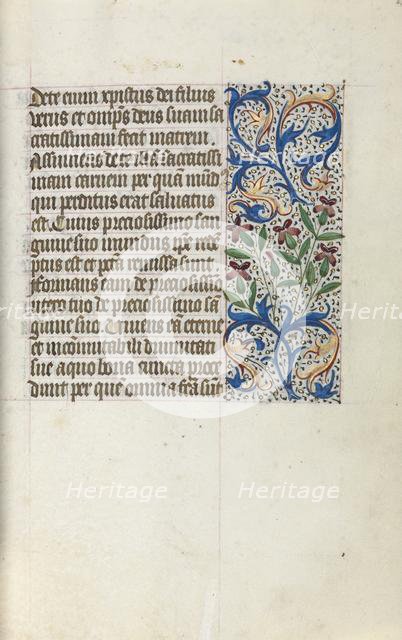 Book of Hours (Use of Rouen): fol. 23r, c. 1470. Creator: Master of the Geneva Latini (French, active Rouen, 1460-80).