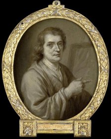 Portrait of Joost van Geel, Painter and Poet in Rotterdam, 1732-1771. Creator: Jan Maurits Quinkhard.