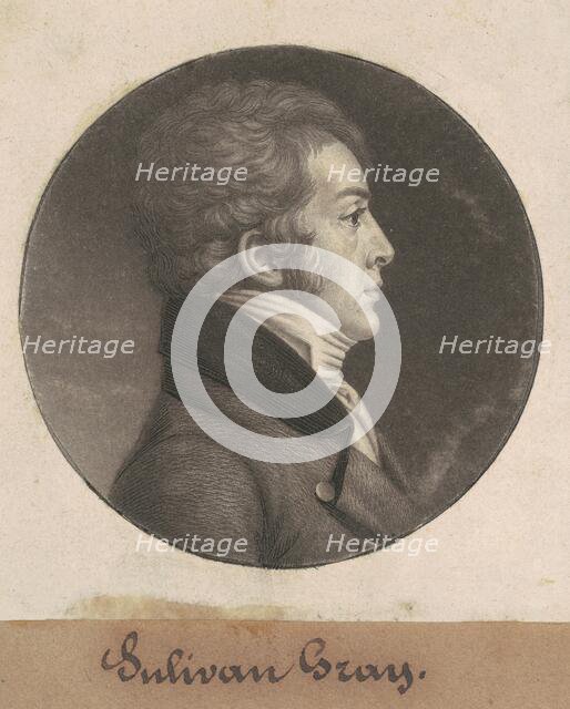 Sulivan Gray, 1807. Creator: Charles Balthazar Julien Févret de Saint-Mémin.