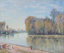 Les Bords du Loing, 1897. Creator: Alfred Sisley.