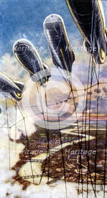 Air Raid Precautions, cigarette card, British, 1938. Artist: Unknown