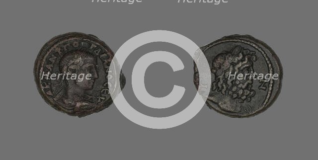 Coin Portraying Emperor Gordian III, 243-244. Creator: Unknown.