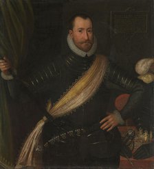 King Frederik II, probably between 1577 and 1584. Creator: Hans Knieper.