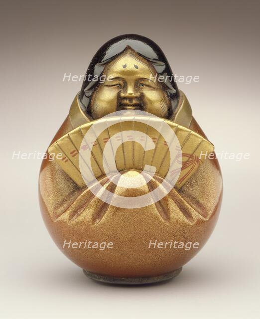 Female Daruma Doll, 19th century. Creator: Unknown.