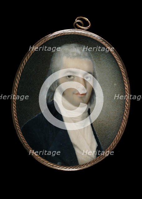 Portrait of a Gentleman with Initials H. D. C., ca. 1795. Creator: Unknown.