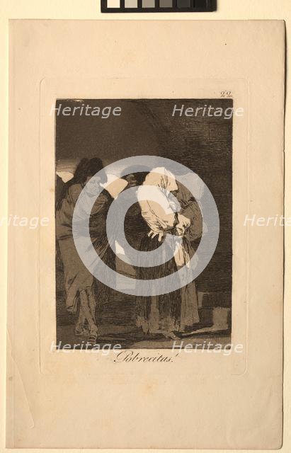 Caprichos: Poor Little Girls!. Creator: Francisco de Goya (Spanish, 1746-1828).