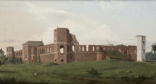 Castle Ruins at Olszany, 1853. Creator: Wincenty Dmochowski.