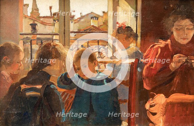 My family, 1898. Creator: Scorzoni, Alessandro (1858-1933).