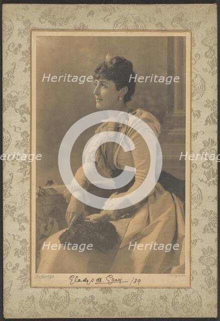 Gladys de Grey, 1889. Creator: Henry van der Weyde.