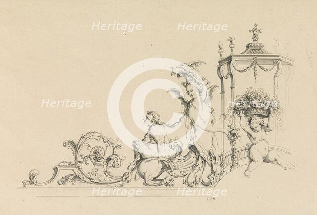 Desseins Arabesques a Plusieurs Usages Inventés par J.B. Toro, 1716., 1716. Creator: Jean Bernard Toro.